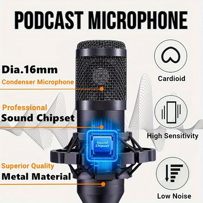 USB Audio Interface, V8S kit, USB, Condenser, Podcast, Equipment for Recording detail image - detail view 4