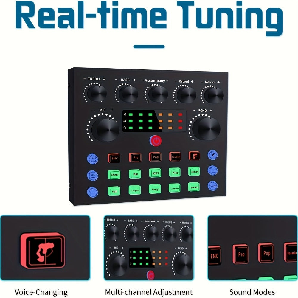 USB Audio Interface, V8S kit, USB, Condenser, Podcast, Equipment for Recording detail image - detail view 7
