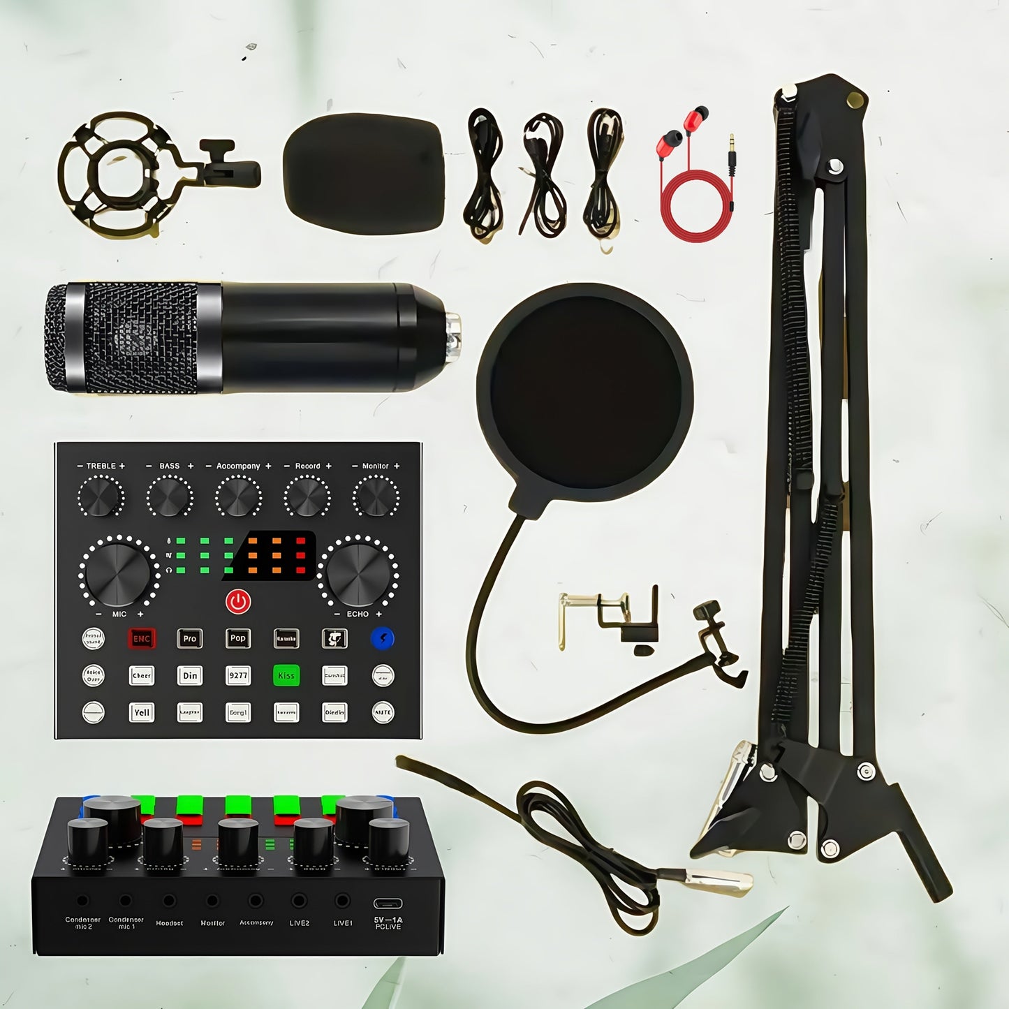 USB Audio Interface shown in the V8S kit option