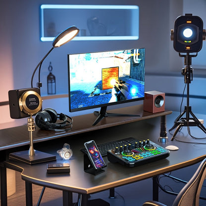 USB Audio Interface, X3 Mono Sound, USB, This, Professional, Mixer for Recording detail image - detail view 12