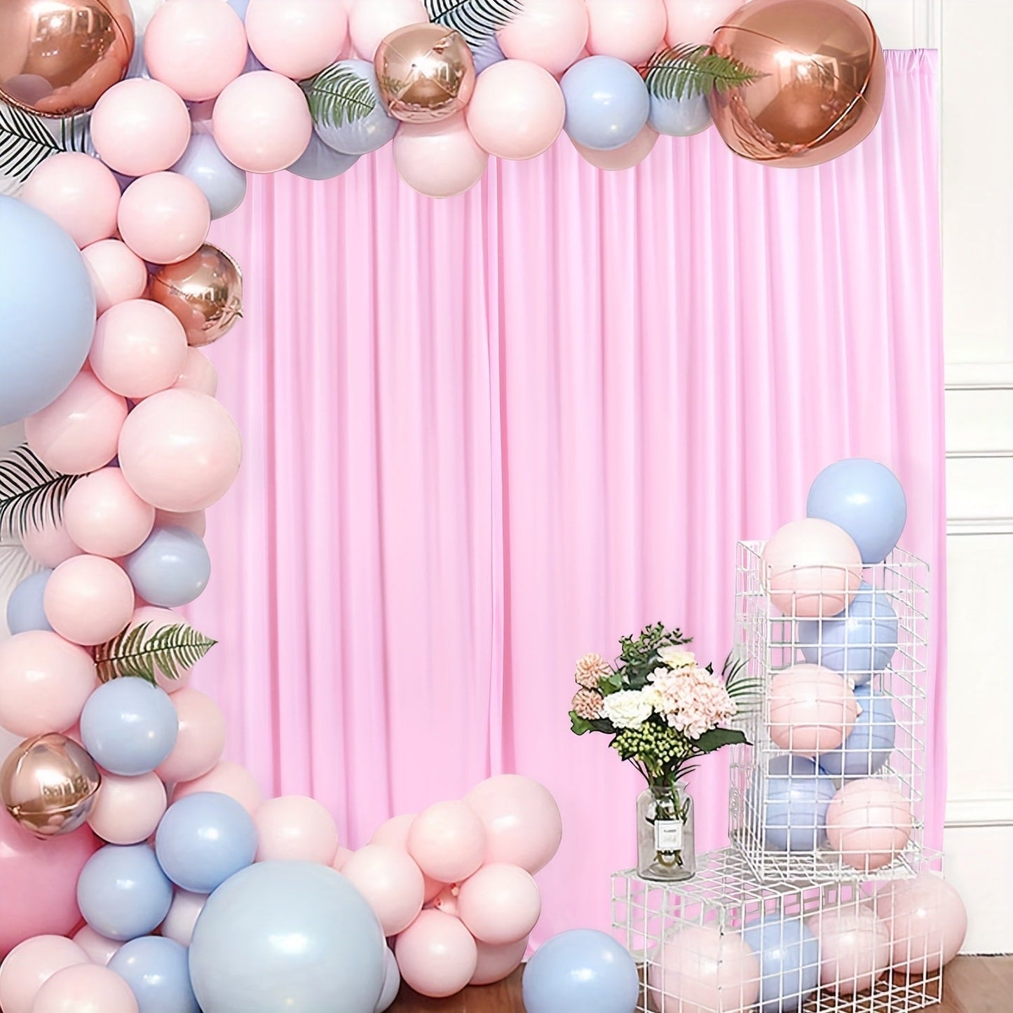 Two-Piece Photography Backdrop Curtain Set with 150 cm Width and 215 cm or 300 cm Height Options