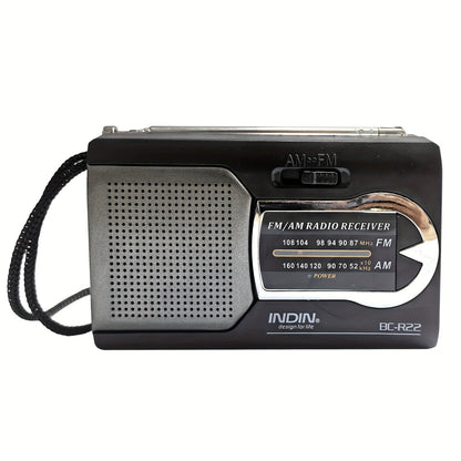 Portable AM FM Shortwave Radio with VFD Display, 21-Inch Antenna Long-Range Reception, AA Battery or DC Powered, Earphone Jack, for Emergency Preparedness Home Travel Seniors Camping