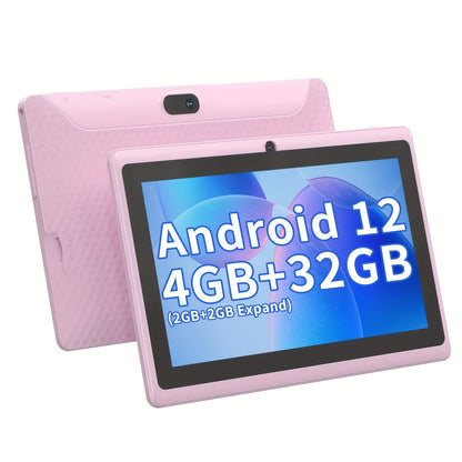 PEICHENG 7 Inch Android Tablet, 2GB RAM 32GB ROM, 1024x600 IPS Screen, 3000mAh Battery, Dual Camera 2MP+5MP, 2.4G WiFi, Type-C, Tablet PC for Kids Reading Learning Photos Entertainment