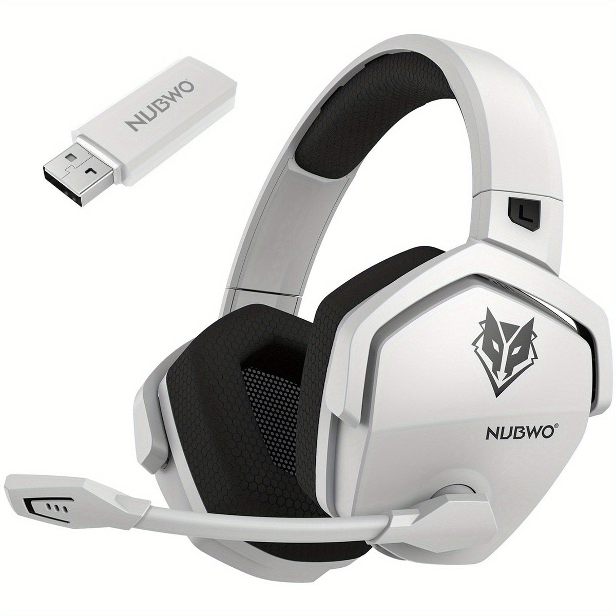 2.4GHz Wireless Gaming Earphones NUBWO G06, 7.1 Surround Sound, 23ms Ultra-Low Latency, 100H Battery