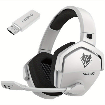 2.4GHz Wireless Gaming Earphones NUBWO G06, 7.1 Surround Sound, 23ms Ultra-Low Latency, 100H Battery