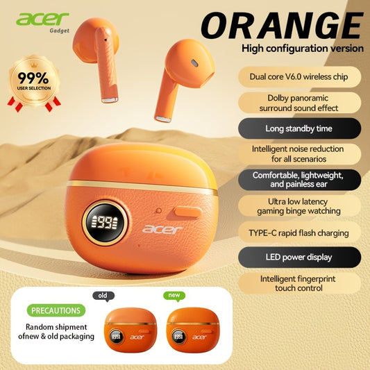 Wireless Earbuds Acer TWS with Active Noise Cancellation, HiFi Deep Bass and Touch Controls