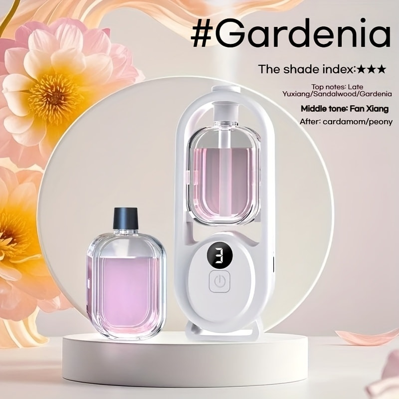 USB Essential Oil Diffuser with Five-Level Display, Multicolor Light and One-, Three- or Five-Bottle Bundles