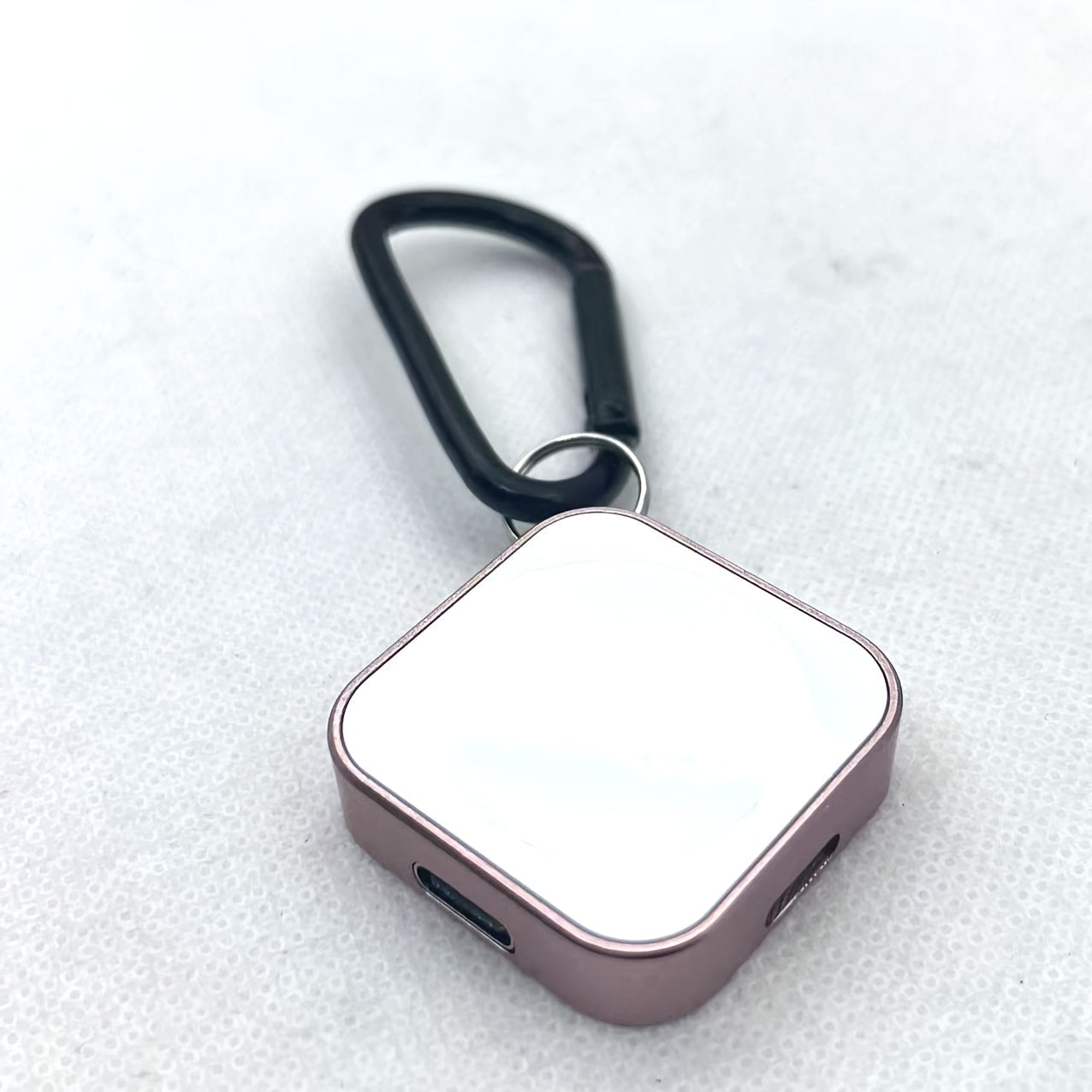 Portable Watch Charging Case with Carabiner, Square Magnetic Cradle and Six Color Checkout Options