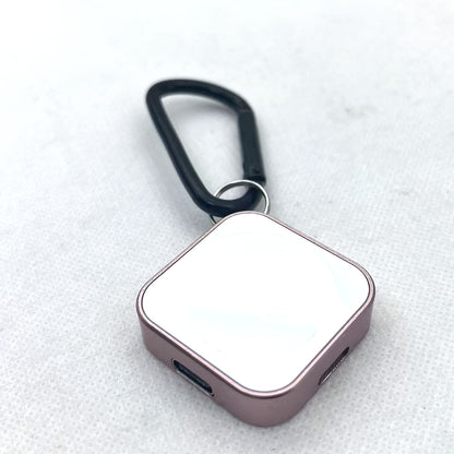 Portable Watch Charging Case with Carabiner, Square Magnetic Cradle and Six Color Checkout Options