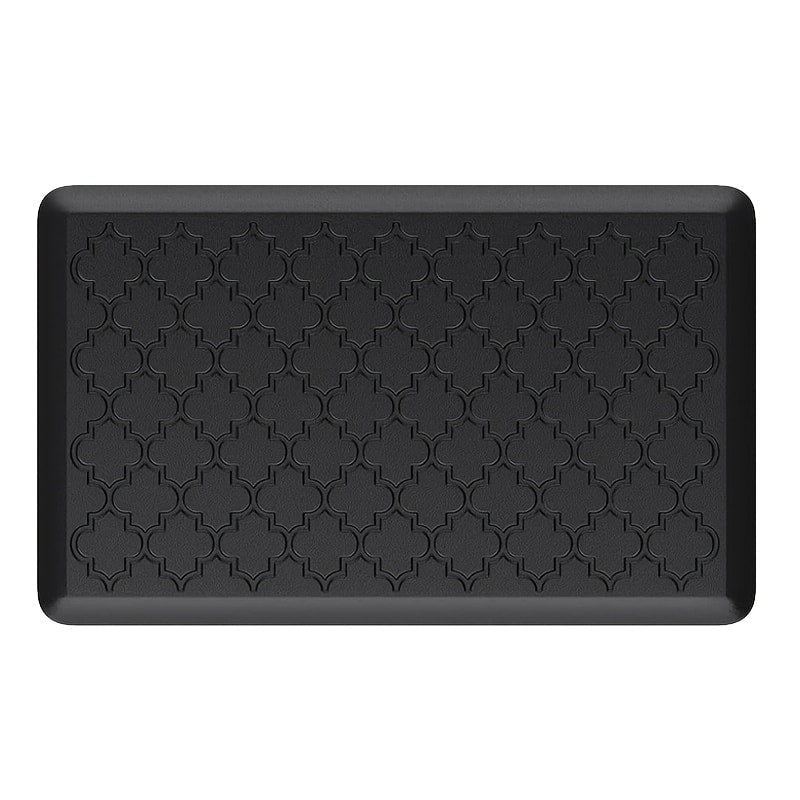 Cushioned Kitchen Standing Mat in Gray or Black with 17.3 x 29.5 and 17.3 x 47-Inch Size Options