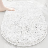 White-Chenille Oval