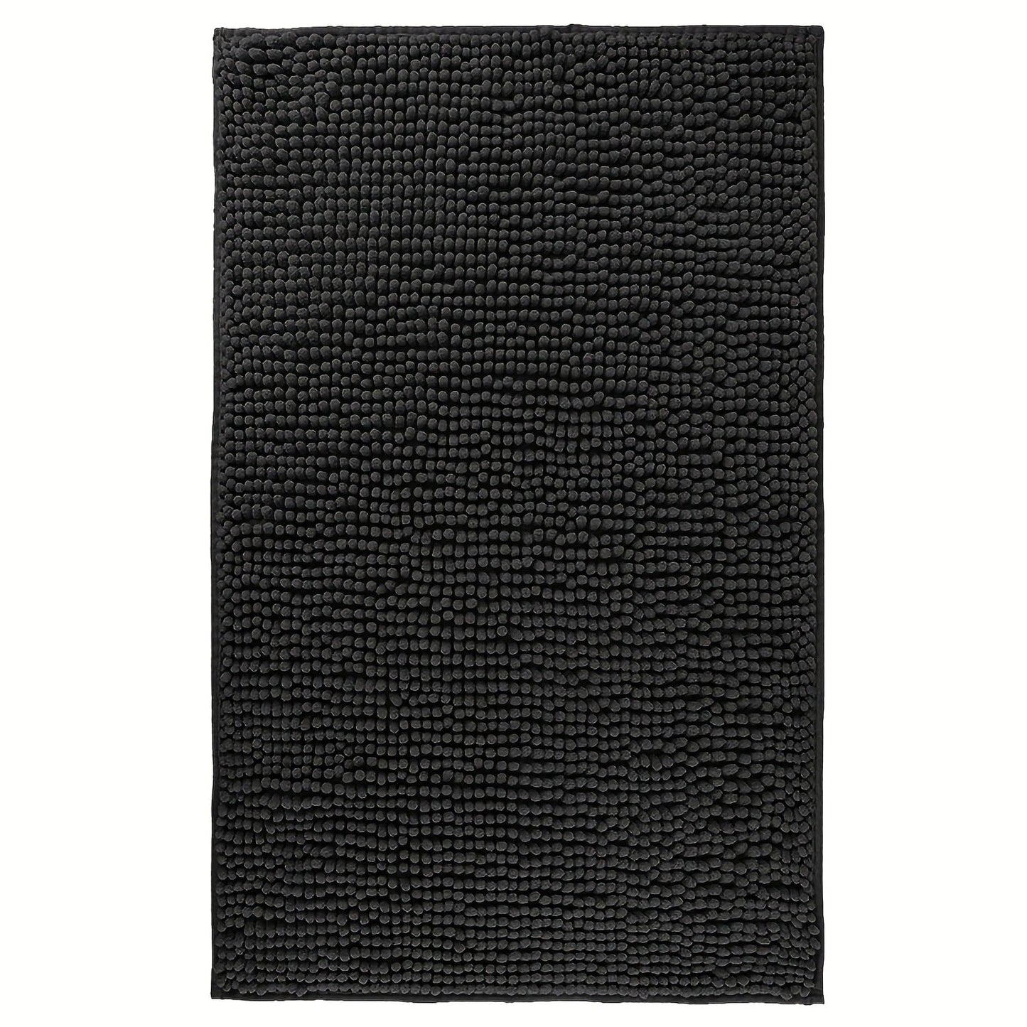 Chenille Bath Rug Extra Thick Soft Absorbent Non-Slip Bathroom Mat Machine Washable, Multiple Sizes & Colors