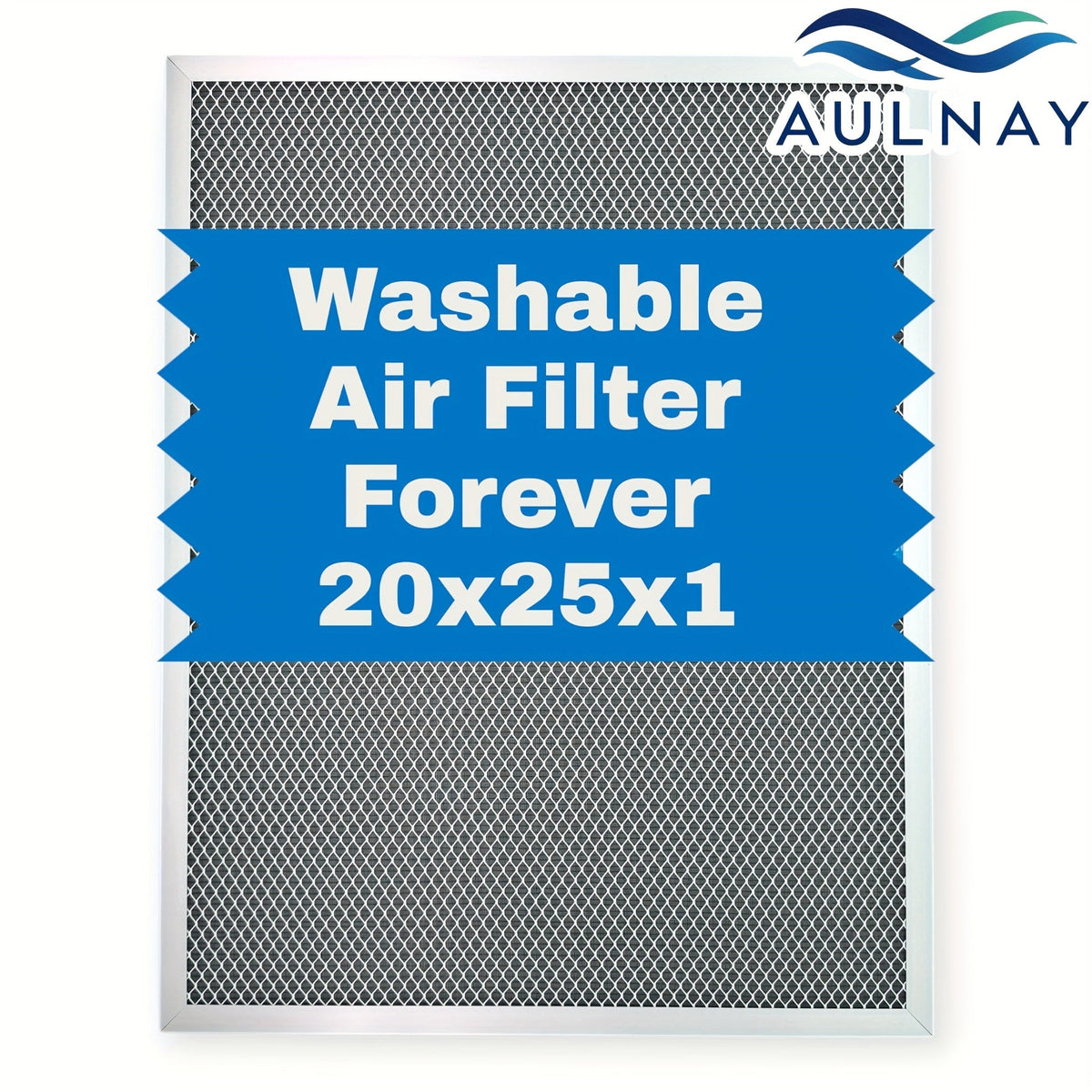 Electrostatic HVAC Air Filter MERV 8 Lifetime Reusable, 6-Layer Filtration MPR 600 FPR 5, Increases Airflow
