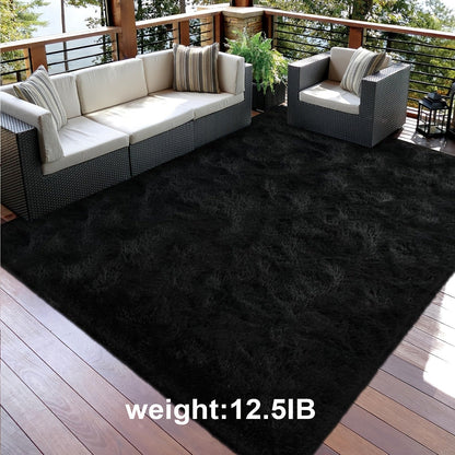Fluffy Indoor Area Rug in Five Colors and Six Size Options for Living Room, Bedroom, Kitchen or Bathroom