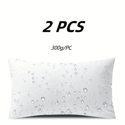 Square and Lumbar Throw Pillow Insert Set in Five Sizes with Two- or Four-Piece White Pack Options