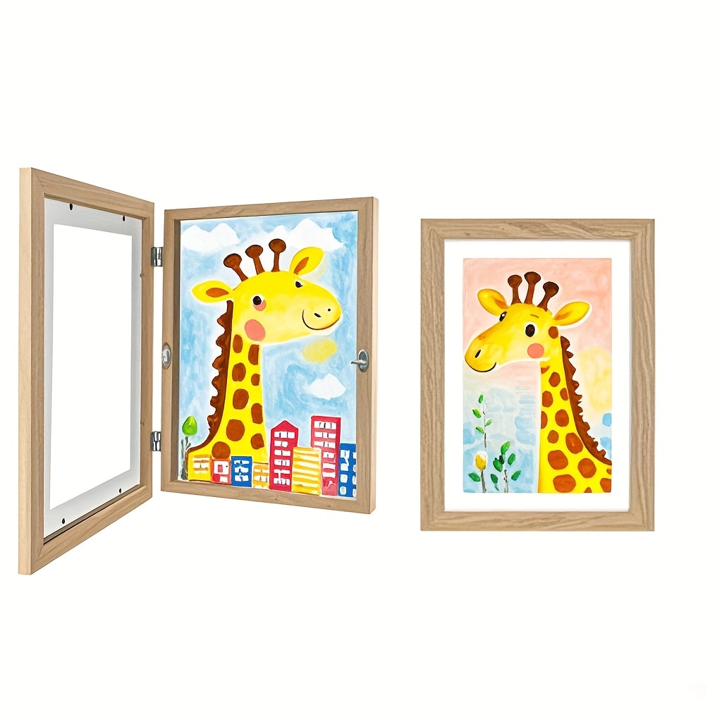 Kids Artwork Frame Front Opening Changeable 8.5x11 Children Art Display Picture Frame Holds for Entryways, Bedrooms and Living Spaces