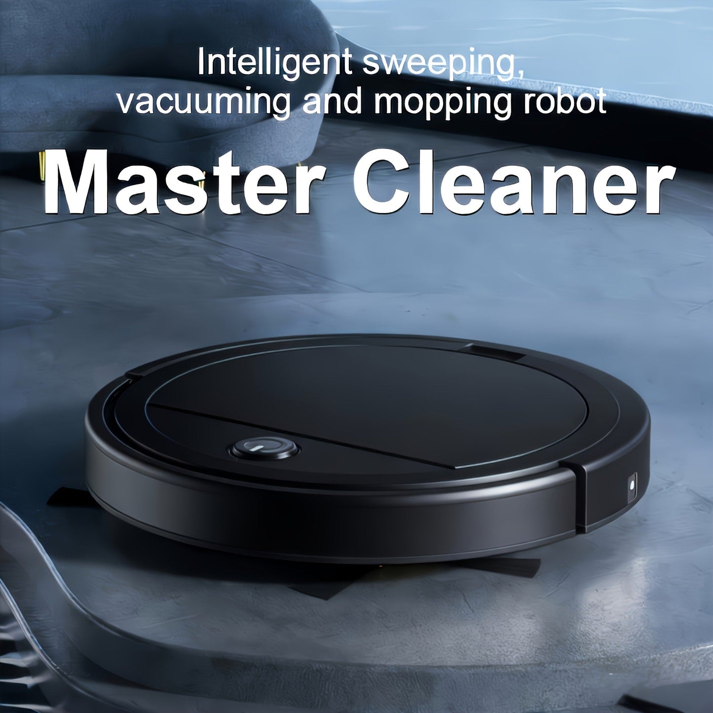 Robot Vacuum Cleaner 3-in-1 – 2000Pa Powerful Suction, 150-Min Runtime, Auto Floor Cleaning for Pet Hair, Dust & Debris, Multi-Functional Robotic Vacuum for Hardwood, Tile & Low-Pile Carpet
