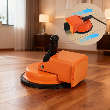 Floor Gap Fixer Tool with 4.84" Suction Cup, Laminate Floor Gap Repair Tool Kit for Vinyl Plank Hardwood Floors, Professional Plank Grabber with Metal Body & Felt Pad, Floor Installation Repair Tool