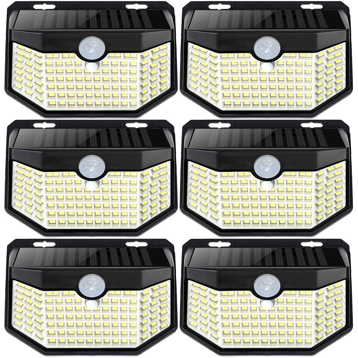 Solar Step Lights Outdoor 120 LED Motion Sensor, 270° Wide Angle Wall Light with 3 Modes, Solar Powered Stair Light for Pathway