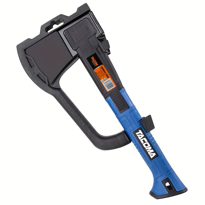 15-Inch Camping Hatchet with 45 Carbon Steel Head, Non-Slip Handle, Blade Cover and Optional Whetstone
