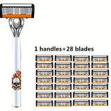 1 handle + 28 blades