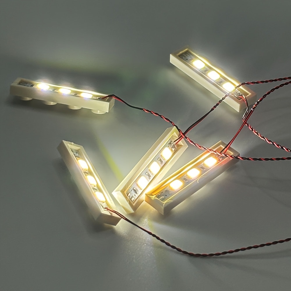 LED Lighting Kit for Building Blocks 20pcs 1x4 Brick Lights with the Listed Color, Size or Set Options for Everyday Use