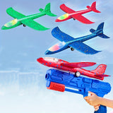 Three foam planes plus a launcher