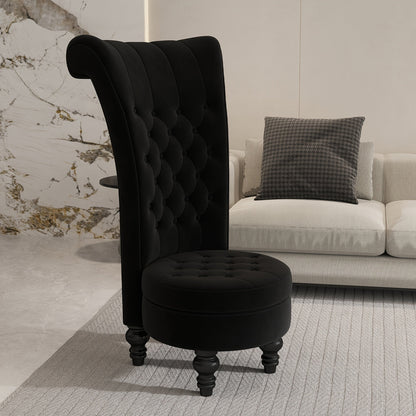 Accent Chair shown in the Black option