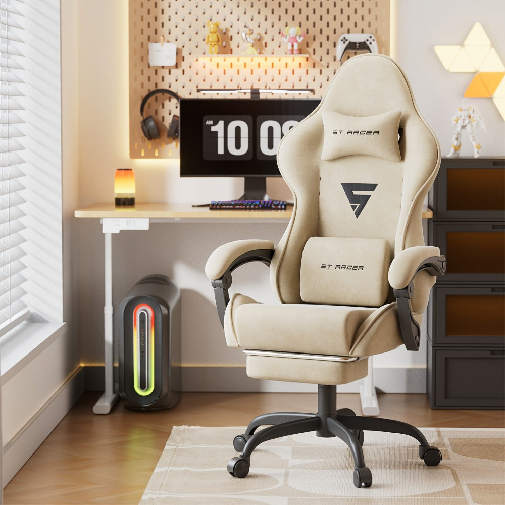 Velvet Gaming Chair, High-Back Gaming Seat for Comfortable Everyday Seating detail image - detail view 13