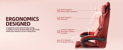 Velvet Gaming Chair, High-Back Gaming Seat for Comfortable Everyday Seating detail image - detail view 24
