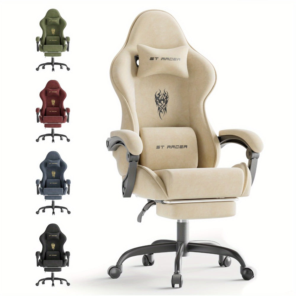 Velvet Gaming Chair, High-Back Gaming Seat for Comfortable Everyday Seating detail image - detail view 5