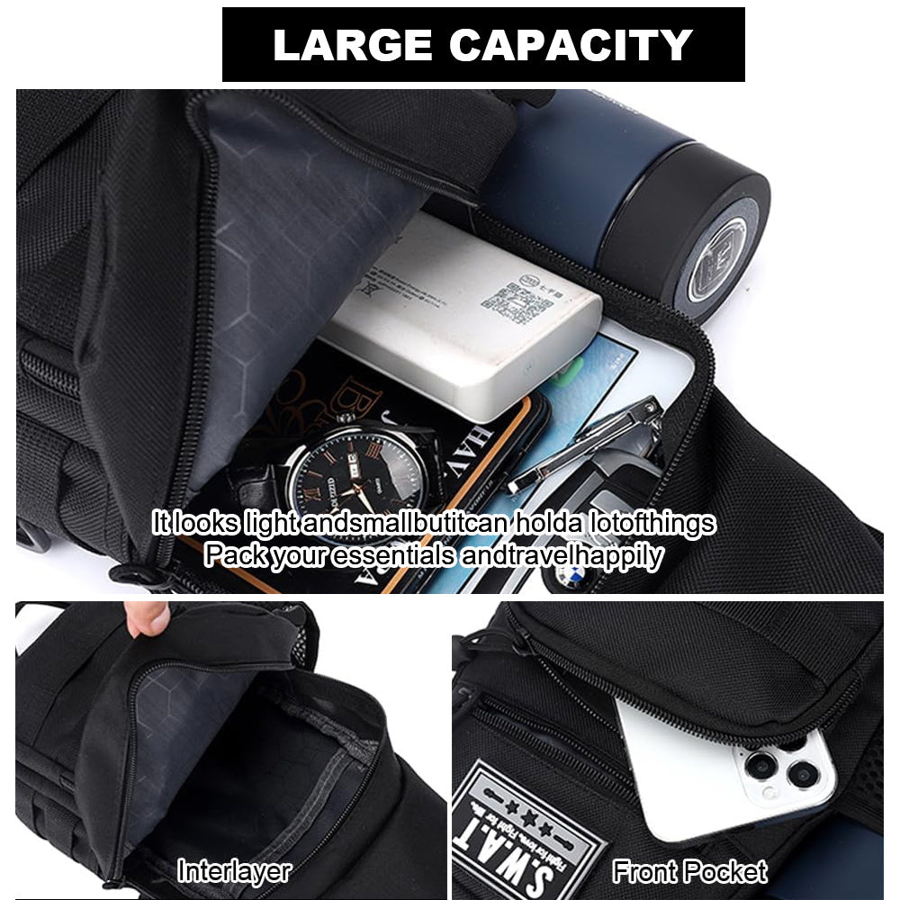 Waist Bag – Adjustable Strap, for Travel – detail view 4