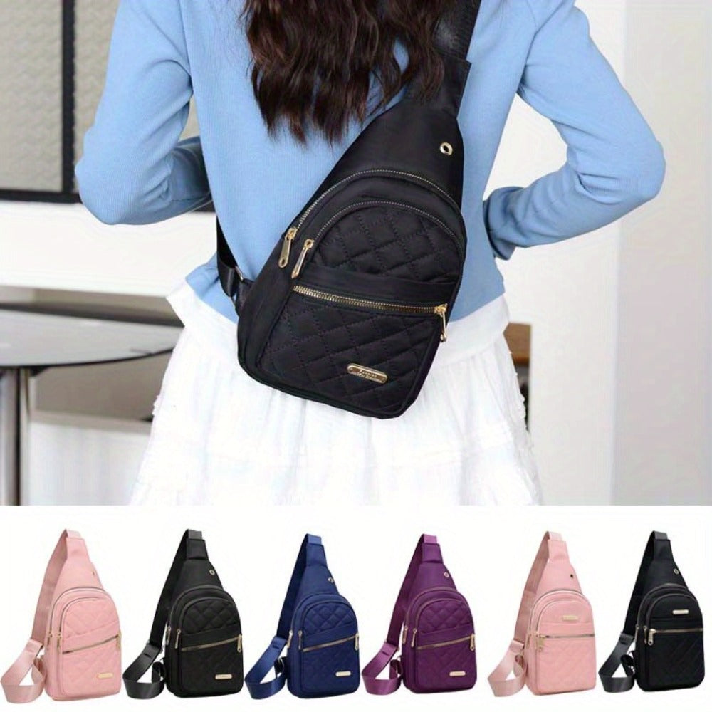 Waist Bag – Adjustable Strap, Pu Chest Waist Fashion Adjustable – front view