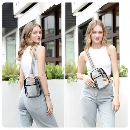 Waist Bag – Clear, Transparent, Adjustable Strap – detail view 2