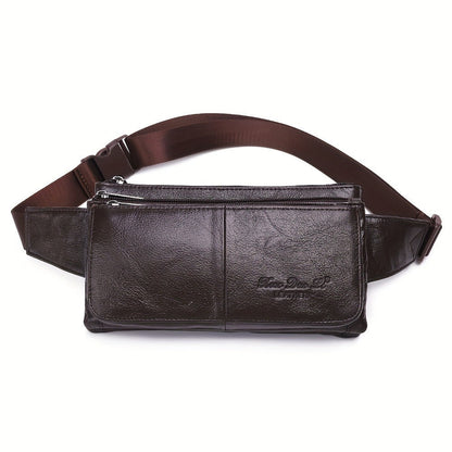 Waist Bag – Genuine Leather, Adjustable Strap, Lightweight, for Travel – detail view 13