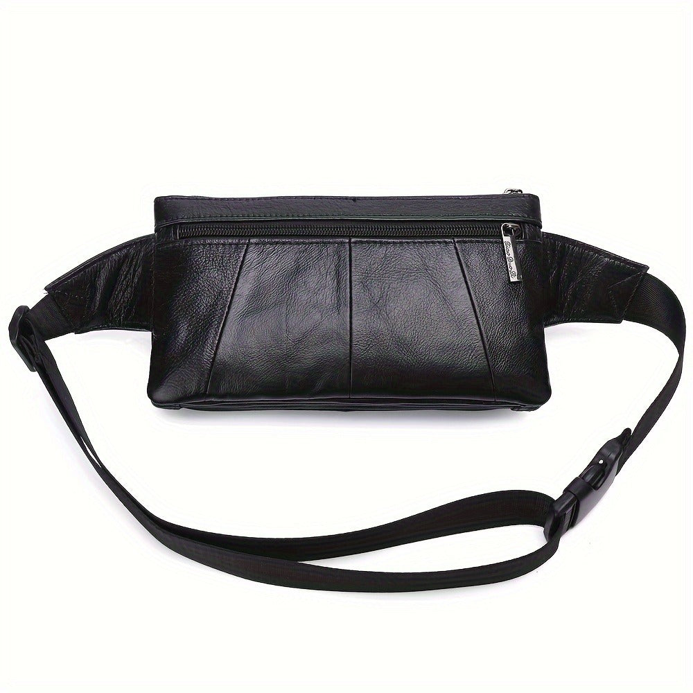 Waist Bag – Genuine Leather, Adjustable Strap, Lightweight, for Travel – detail view 17