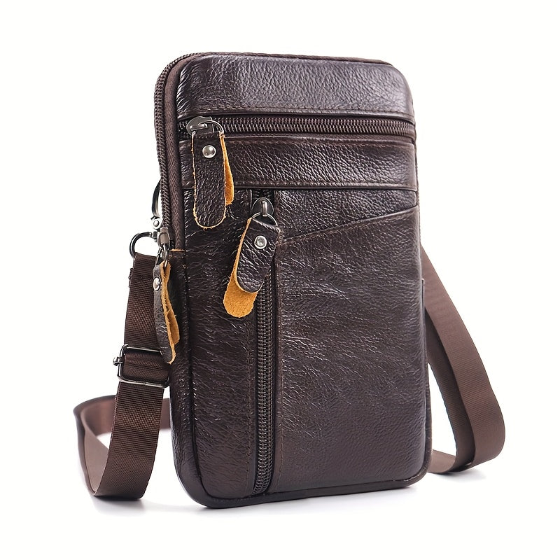 Waist Bag – Genuine Leather, for Everyday Use – front view - product view 11