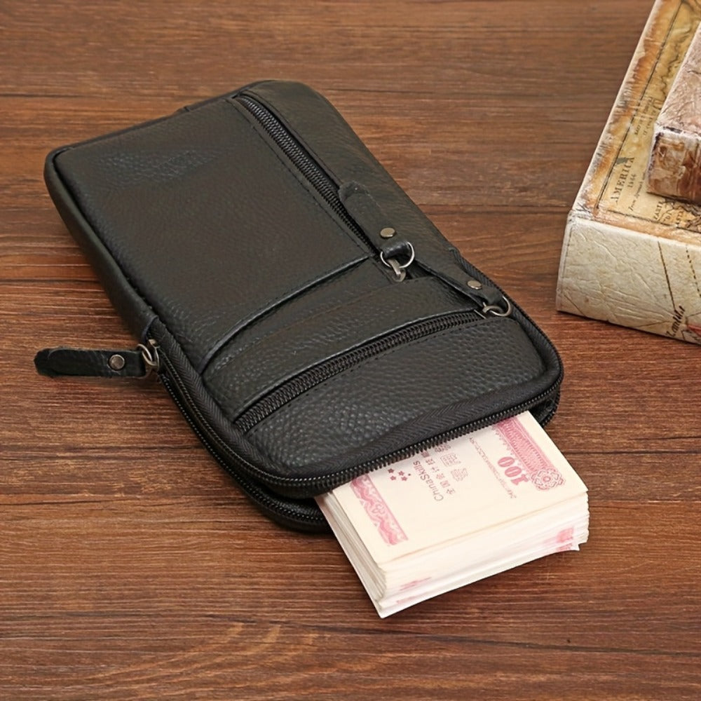 Waist Bag – Genuine Leather, for Everyday Use – detail view 6