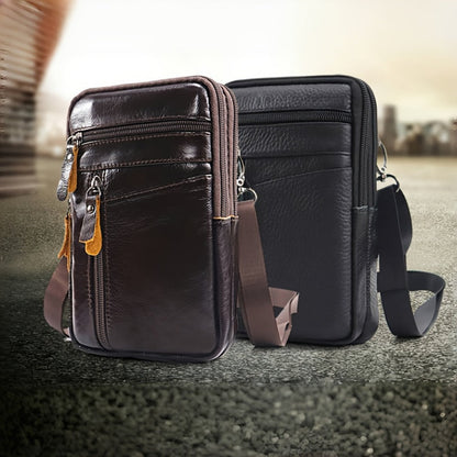 Waist Bag – Genuine Leather, for Everyday Use – front view
