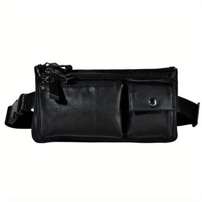 Waist Bag – Genuine Leather, Genuine Leather Waist Vintage Crazy – front view - product view 40