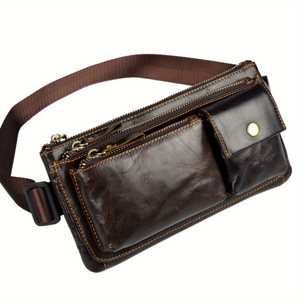 Waist Bag – Genuine Leather, Genuine Leather Waist Vintage Crazy – detail view 16