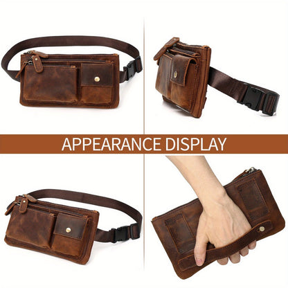Waist Bag – Genuine Leather, Genuine Leather Waist Vintage Crazy – detail view 23