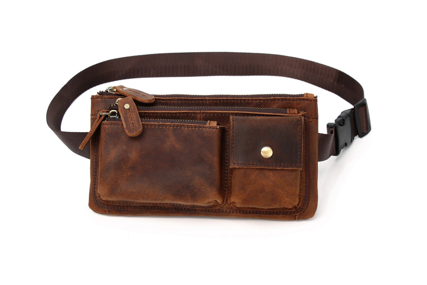 Waist Bag – Genuine Leather, Genuine Leather Waist Vintage Crazy – detail view 24