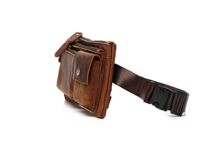 Waist Bag – Genuine Leather, Genuine Leather Waist Vintage Crazy – detail view 26