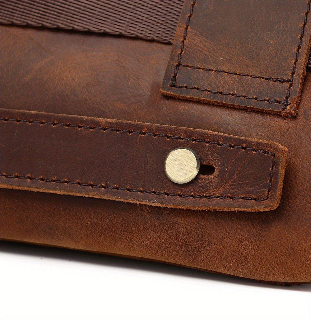 Waist Bag – Genuine Leather, Genuine Leather Waist Vintage Crazy – detail view 34
