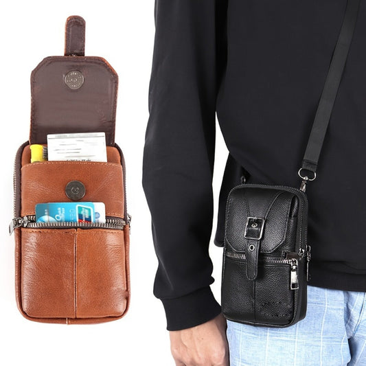 Waist Bag – Genuine Leather, Genuine Leather Waist Belt Loop – alternate view