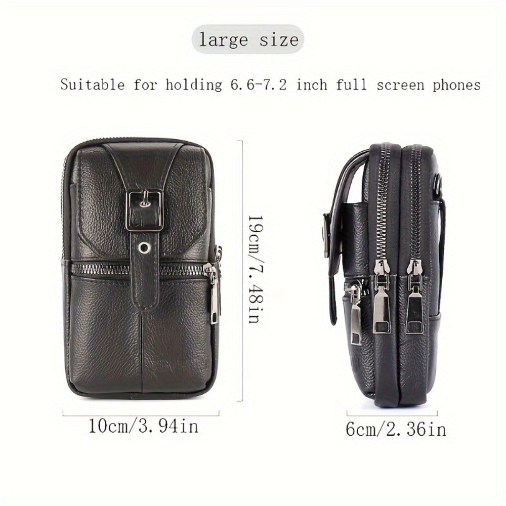 Waist Bag – Genuine Leather, Genuine Leather Waist Belt Loop – detail view 3