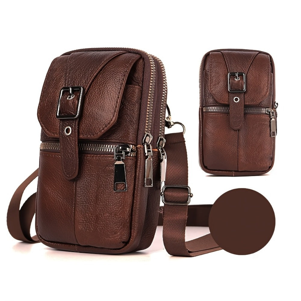 Waist Bag – Genuine Leather, Genuine Leather Waist Belt Loop – detail view 4