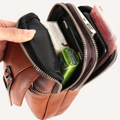 Waist Bag – Genuine Leather, Genuine Leather Waist Belt Loop – detail view 5