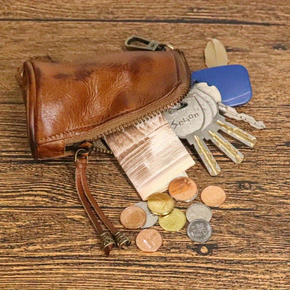 Waist Bag – Handcrafted Sporran Leather Coin Waist – detail view 11